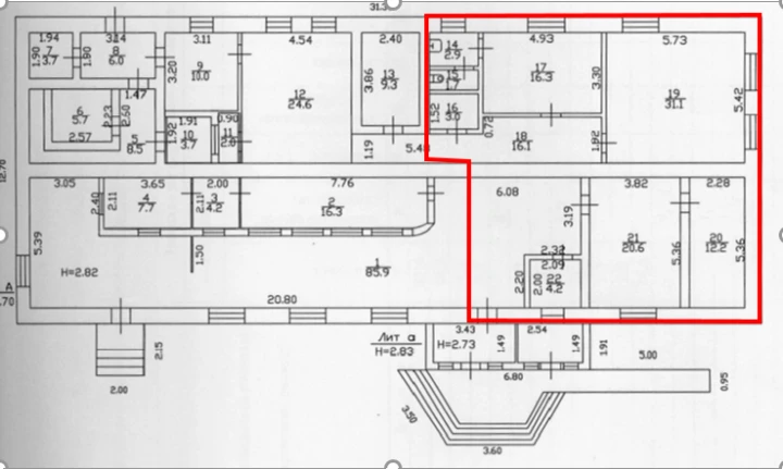 Продажа помещения 295,7 кв.м. в пгт Ольга (Приморский край)